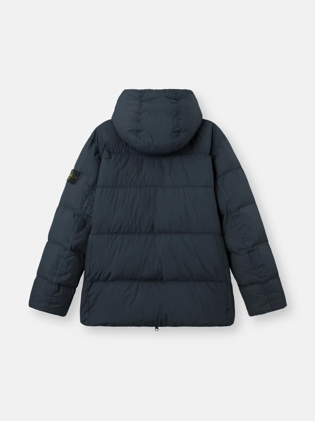Мужской пуховик Stone Island Wind-resistant With Anti-drop Regular Fit, темно-синий — фото 4