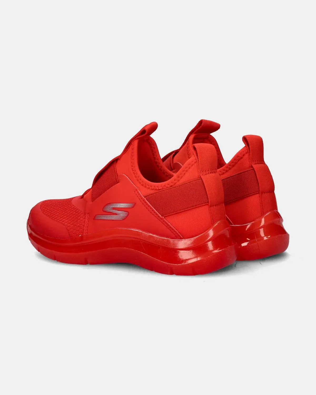 Детские кроссовки для мальчиков с круглым носом Fast Ice Skechers, красный — фото 2