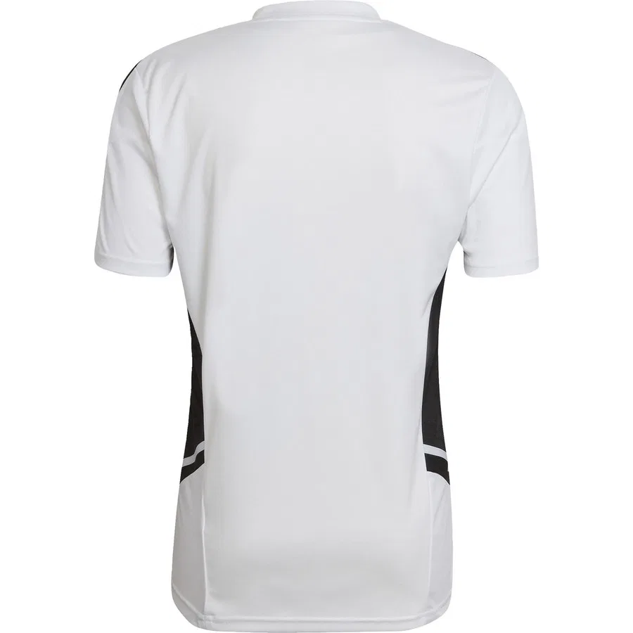 Спортивная футболка с вентиляцией Condivo 22 Jersey adidas, Бело-черный — фото 4