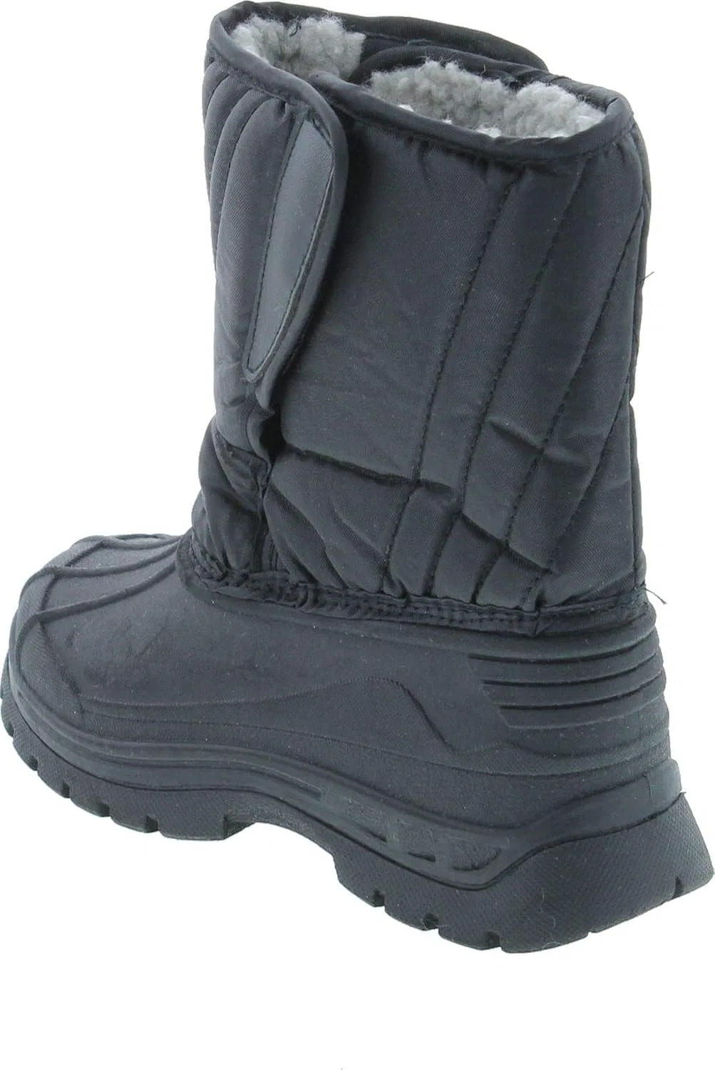 Детские зимние ботинки для мальчиков с принтом Static Footwear, Black — фото 3