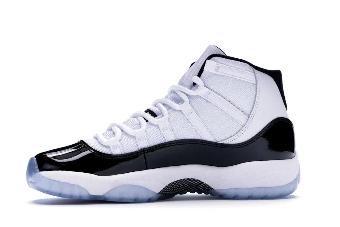 Детские кроссовки Lifestyle с принтом Jordan 11 Retro Jordan, White/Black-Concord — фото 3