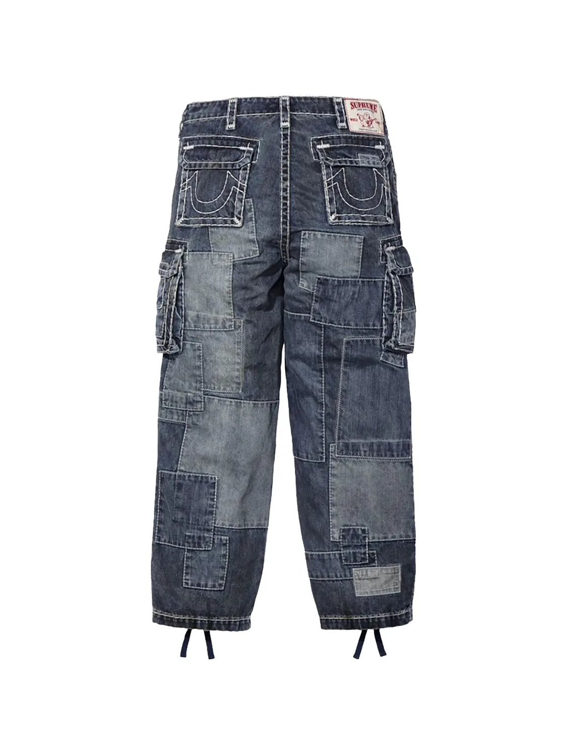 Брюки карго из коллаборации с True Religion Supreme, синий — фото 2