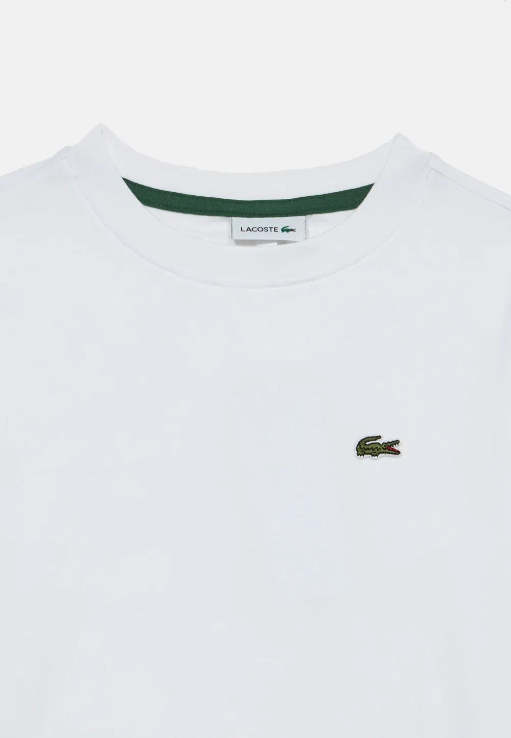 Базовая футболка унисекс - базовая футболка Lacoste, Blanc — фото 3