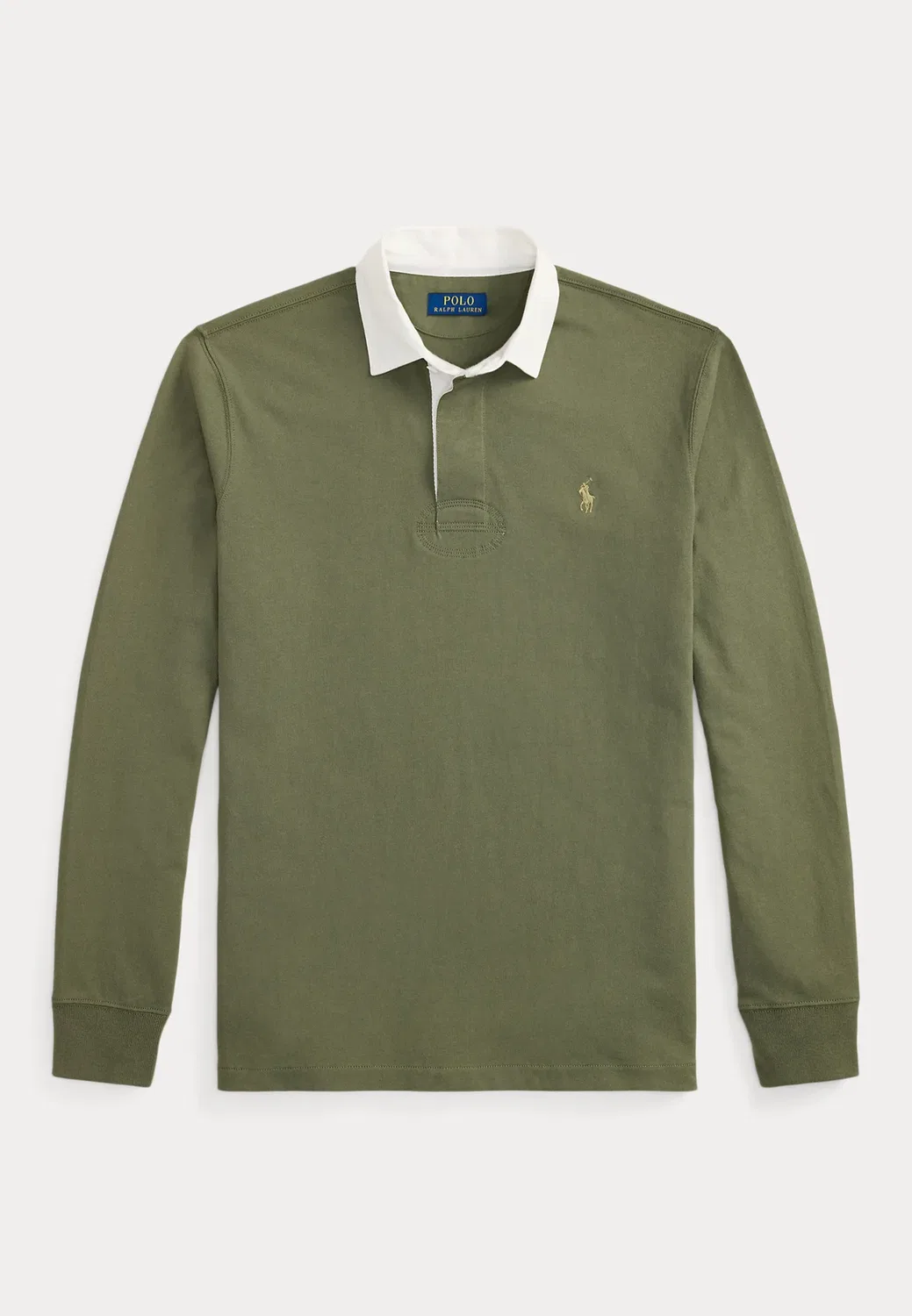 Знаменитая регбийная рубашка - поло Polo Ralph Lauren, Cruise Olive — фото 4