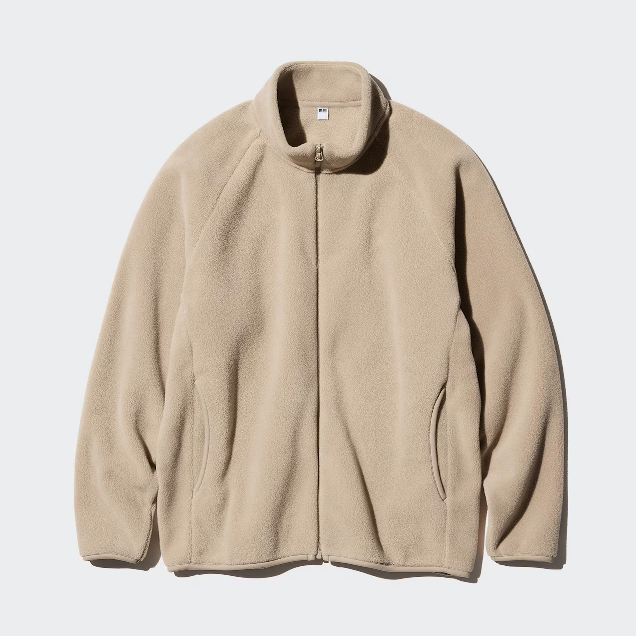 

Толстовка унисекс Uniqlo Fleece Zipped, 32 бежевый