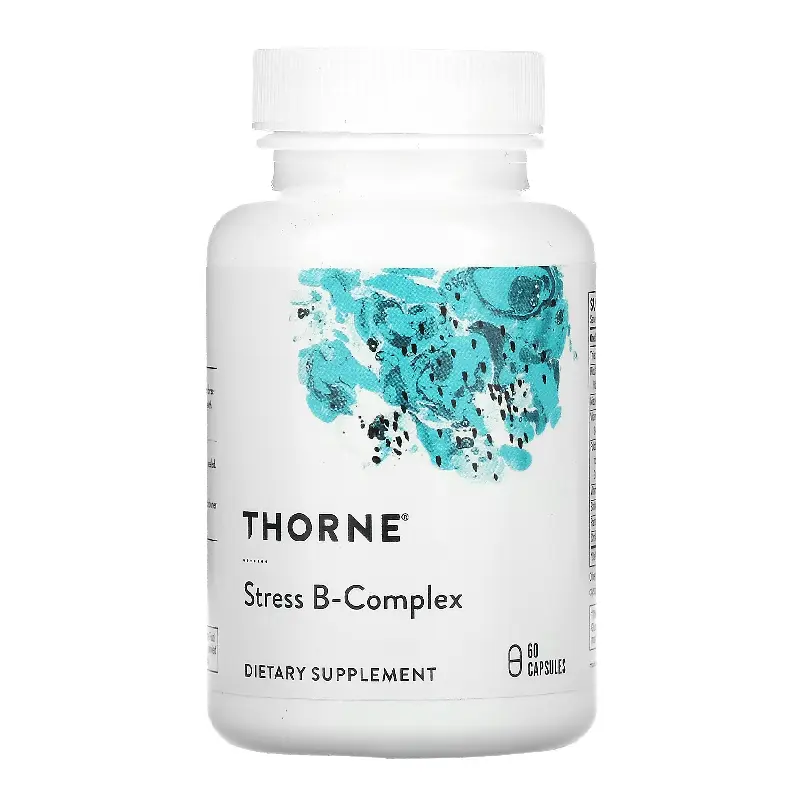 

Комплекс витаминов группы B против стресса Thorne Research Stress B-Complex, 60 капсул