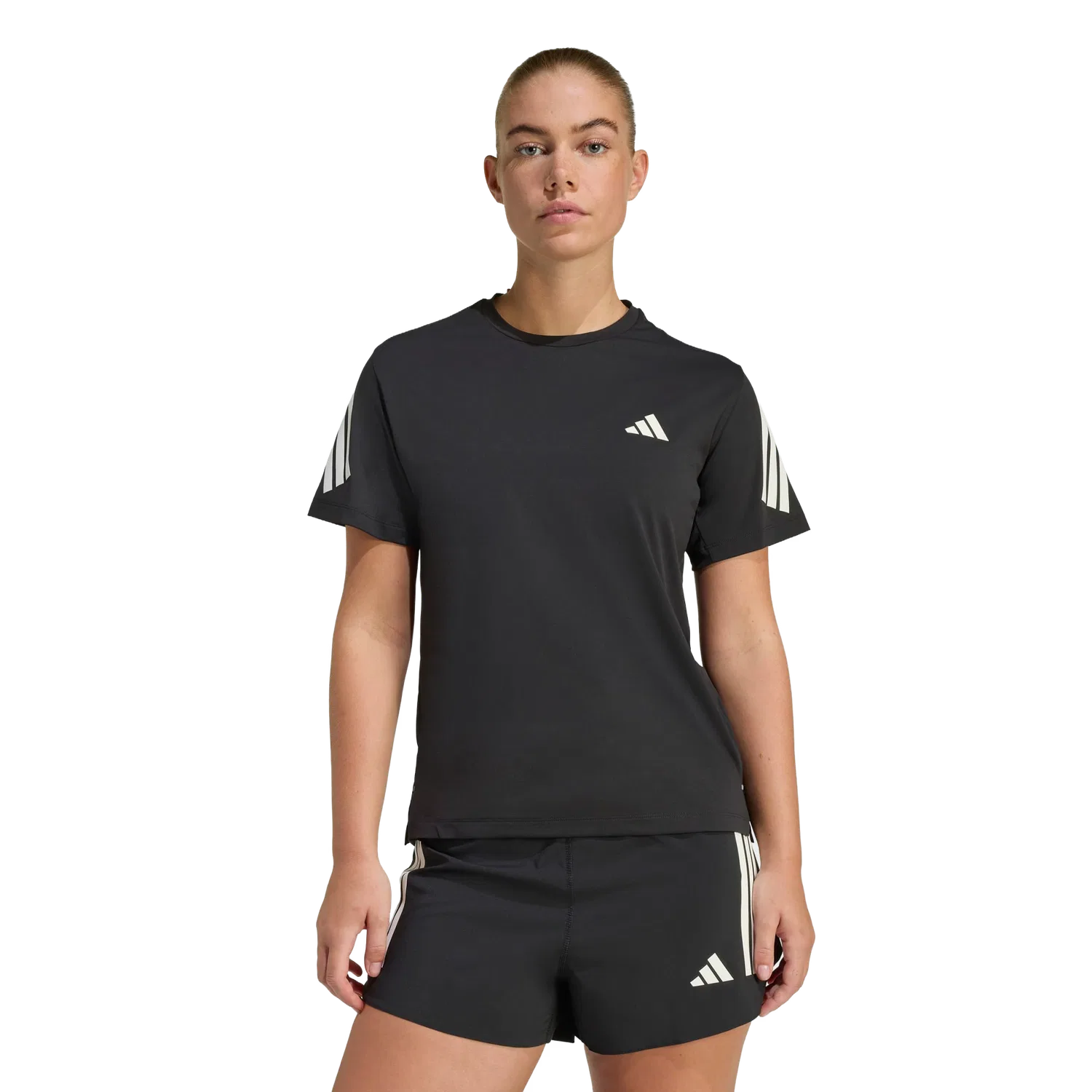Женская спортивная футболка Climacool Adidas, черный — фото 2