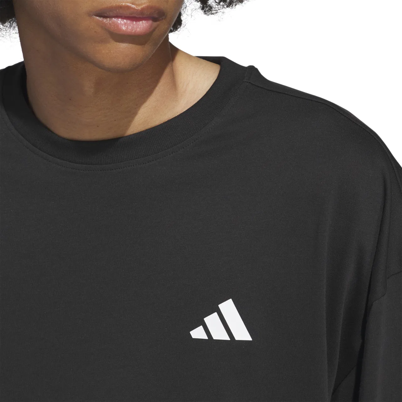 Футболка мужская All Day I Dream About Adidas, черный/белый — фото 3