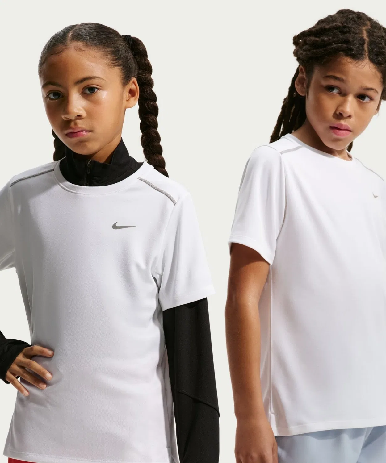 Детская футболка с коротким рукавом Nike Dri-FIT, белая