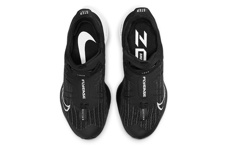 Кроссовки Nike Air Zoom Tempo Next% FlyEase, черный/белый — фото 3