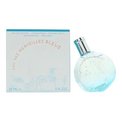 Туалетная вода женская Hermes Eau Des Merveilles Bleue Refillable, 30 мл