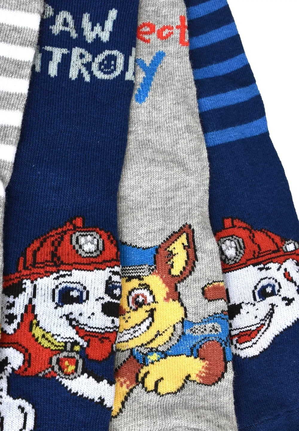 5Er pack socken chase, marshall rubble kindersocken söckchen - socks Paw Patrol, Blau Grau — фото 2