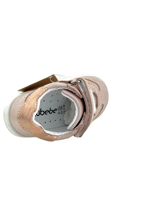 Детские туфли для девочек без каблука Nubebe, Powder Hologram — фото 4