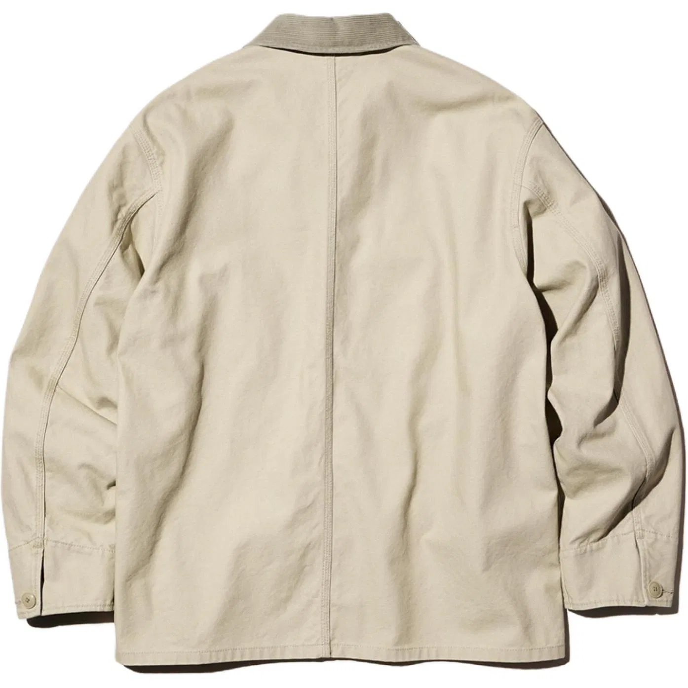Куртка унисекс лацкан UNIQLO, Beige — фото 3