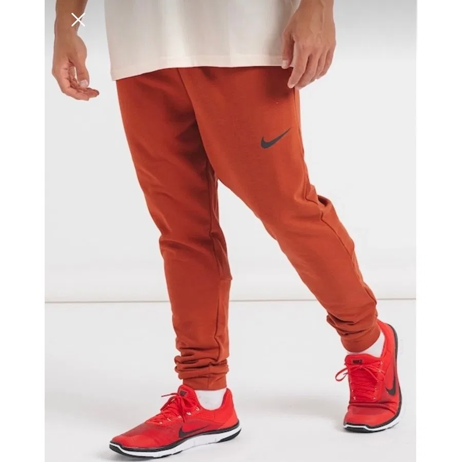 Спортивные штаны с конусным кроем Dri-Fit Tapered Training Nike, Оранжевый — фото 3