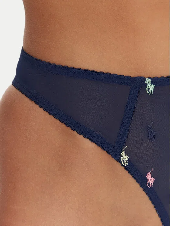 Трусы-танга Polo Ralph Lauren, темно-синий — фото 4