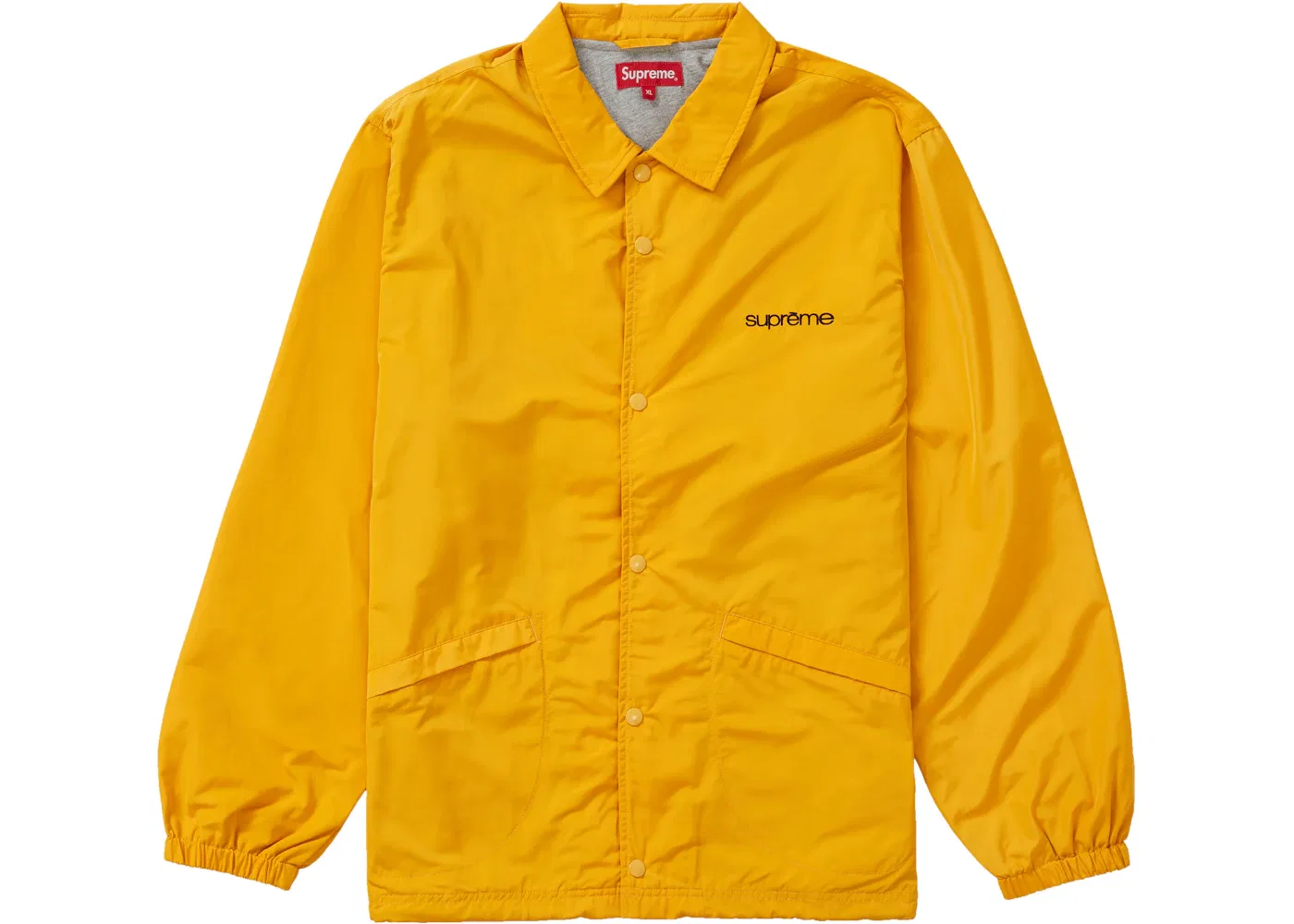 Мужская куртка с принтом Supreme Five Boroughs Coaches Jacket, Mustard