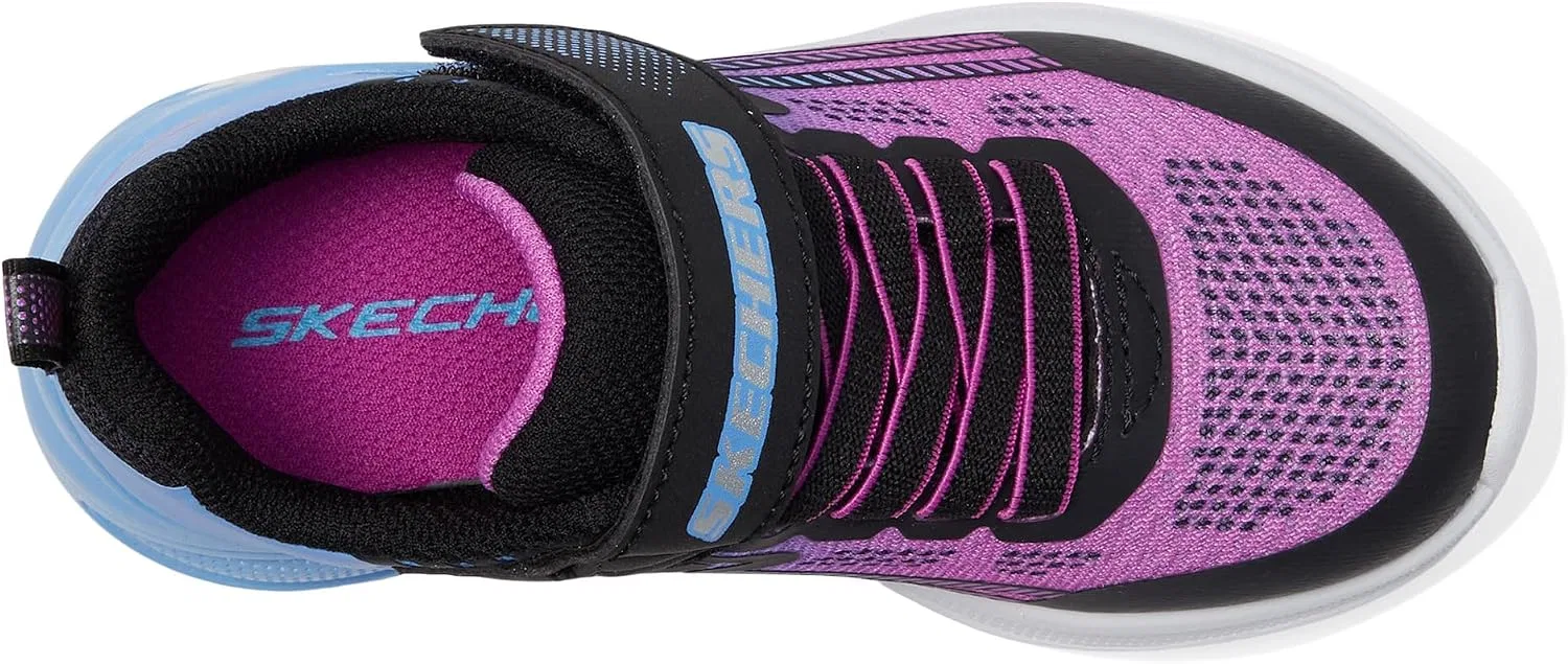 Детские кроссовки для девочек Microspec Max Advance Skechers, Perwinkle/Multi — фото 2