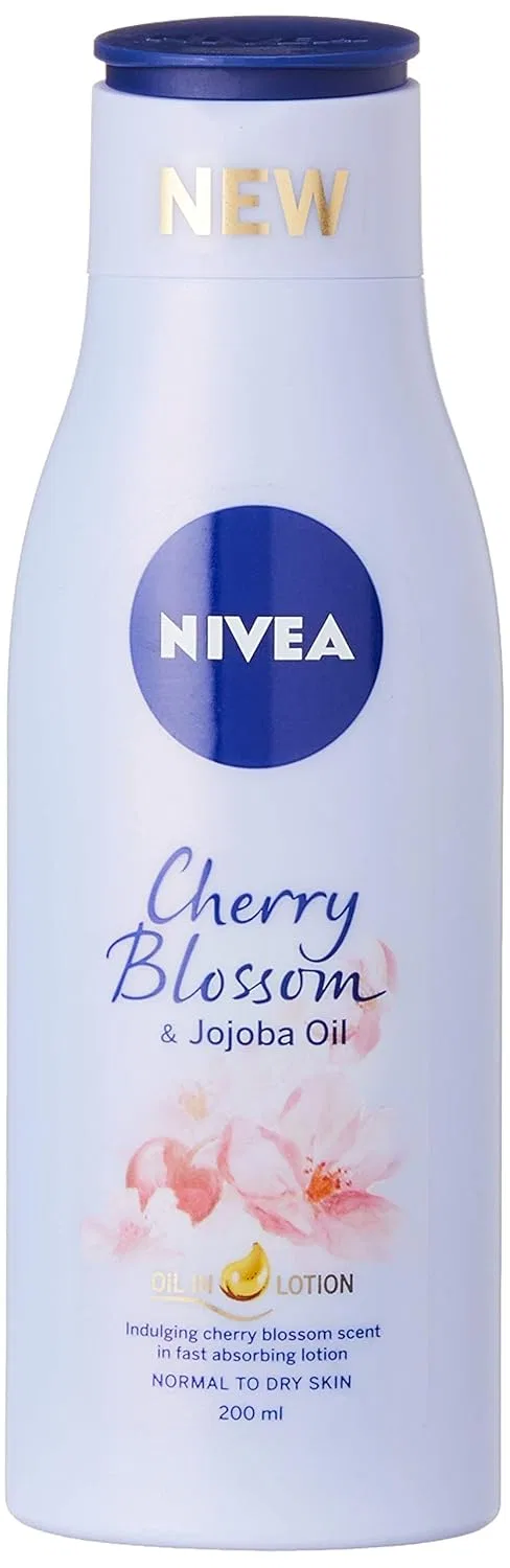 Лосьон для тела с маслом жожоба и вишневым цветом NIVEA, 200 мл