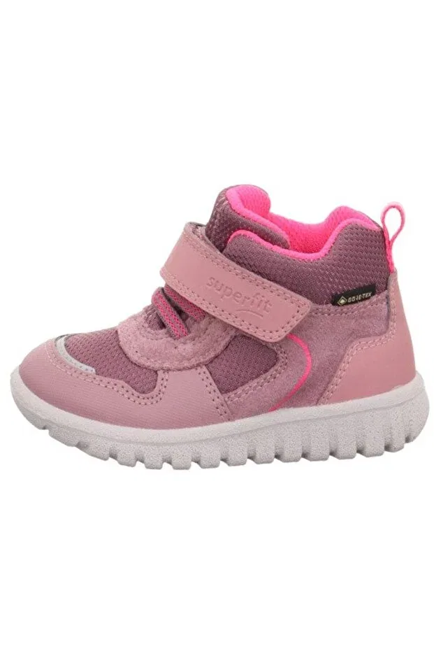 Детские кеды для мальчиков с детским принтом Superfit, Lila/Pink — фото 3