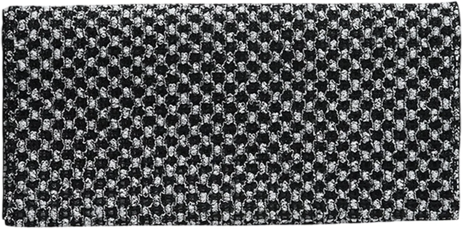 Скребок для тела, мочалка для спины, Jubepk, 1 шт, Schwarzes Gitter