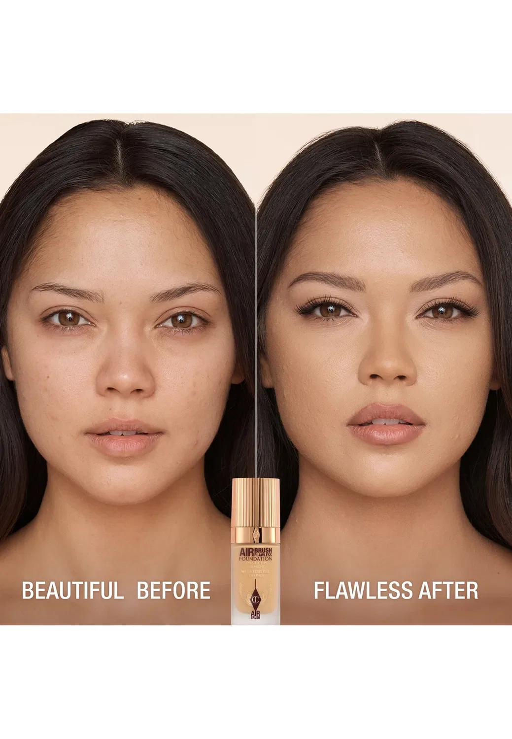 Безупречная тональная основа, созданная с помощью аэрографа. Charlotte Tilbury, 7 Neutral, 30 мл — фото 2