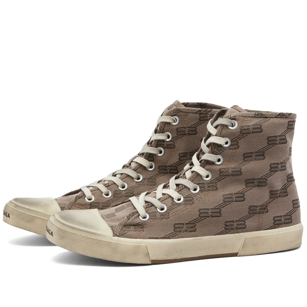 

Кроссовки Balenciaga Paris High All-Over Logo Canvas Sneaker, Серый, Кроссовки Balenciaga Paris High All-Over Logo Canvas Sneaker