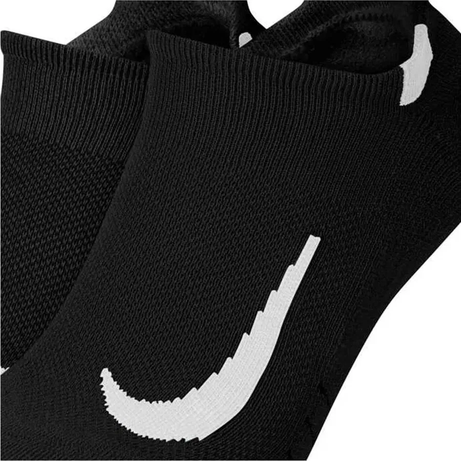 Комплект носков Nike Multiplier 2 пары, Черный — фото 3