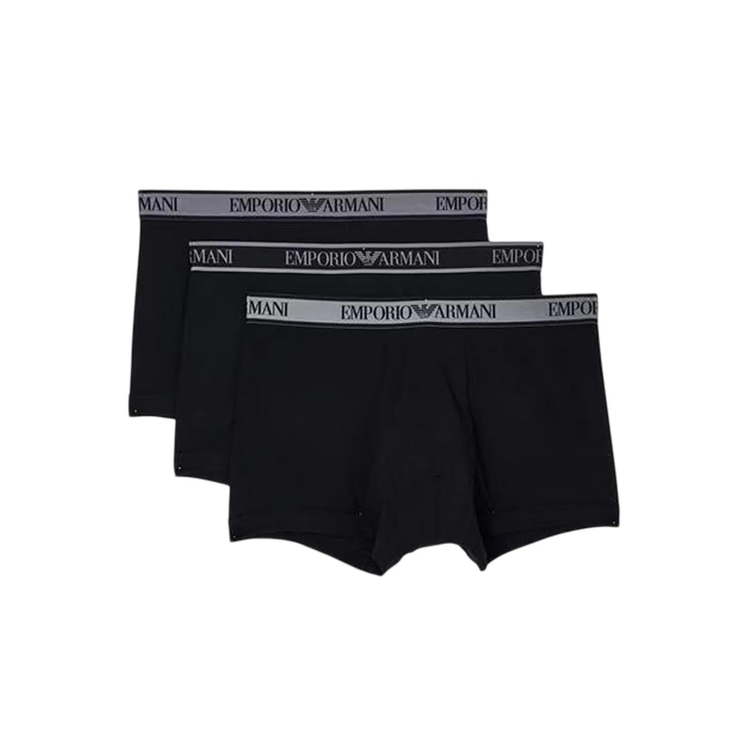 Мужские боксеры с логотипом Core Emporio Armani, Черный