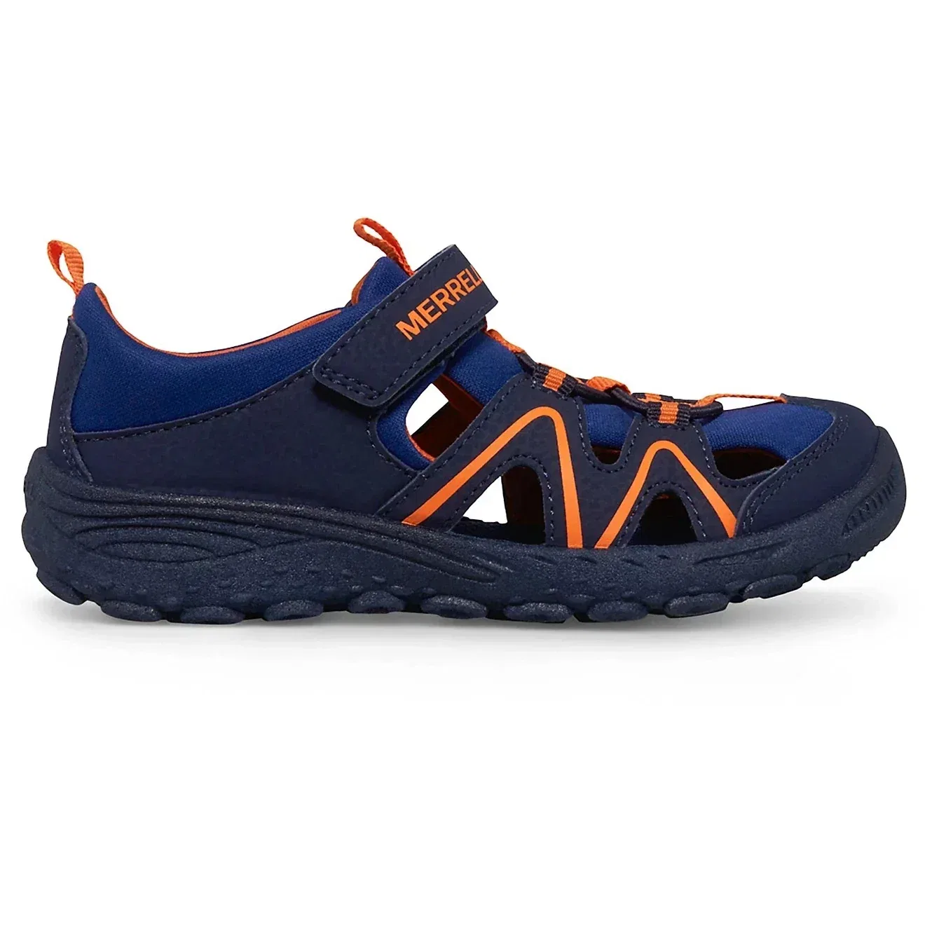 Детские сандалии для девочек с закрытым носом Merrell Hydro Explorer MK266963, синий — фото 2