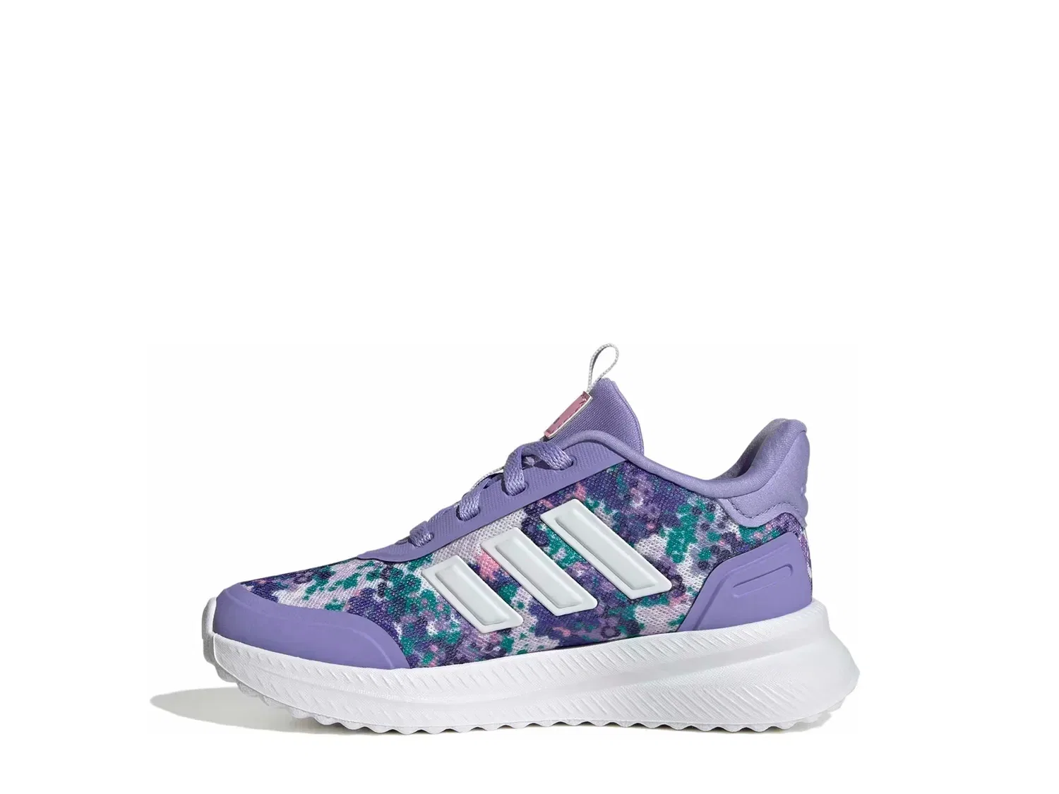 Кроссовки детские XPLR Path, adidas, фиолетовый с цветочным принтом — фото 2