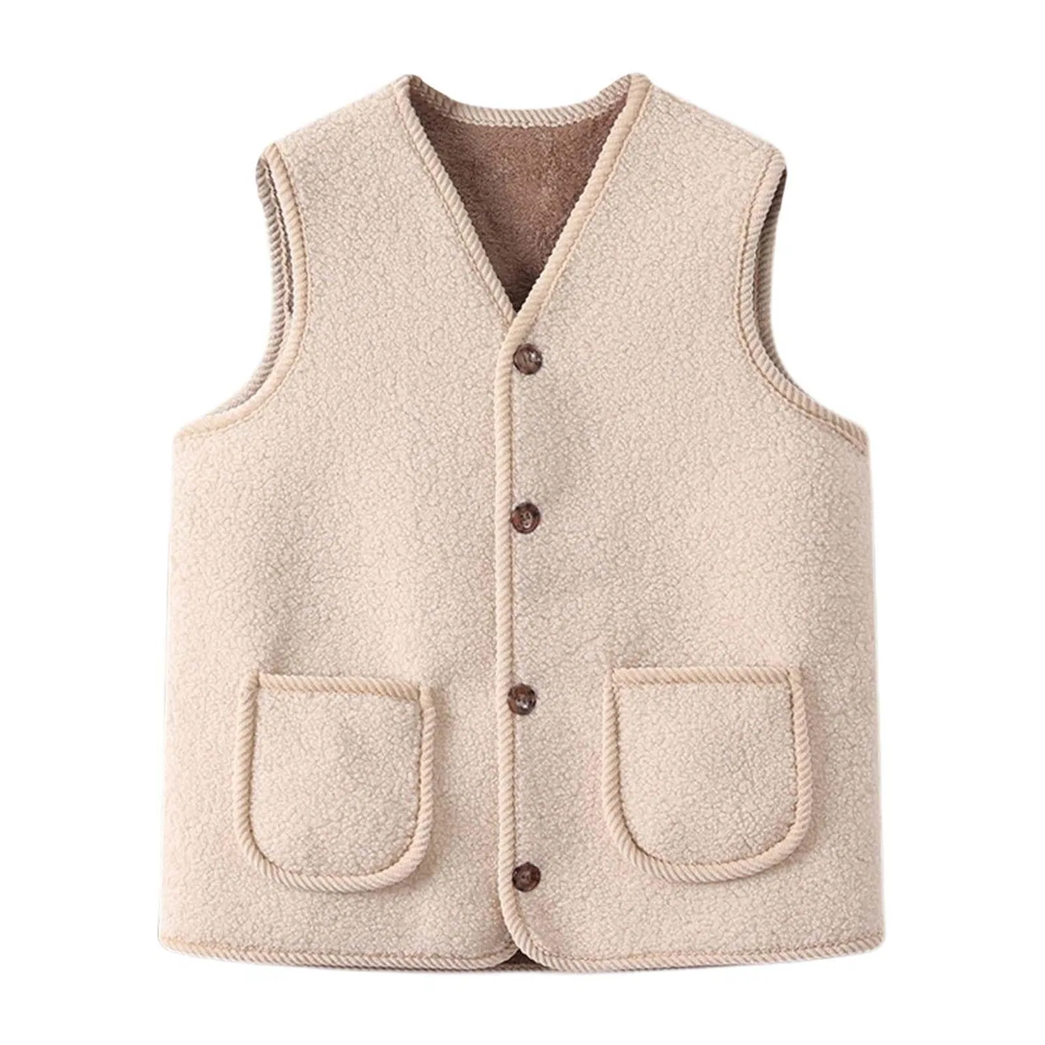 Женский жилет с бахромой в стиле кантри, из искусственной замши, Vintage, Bianco
