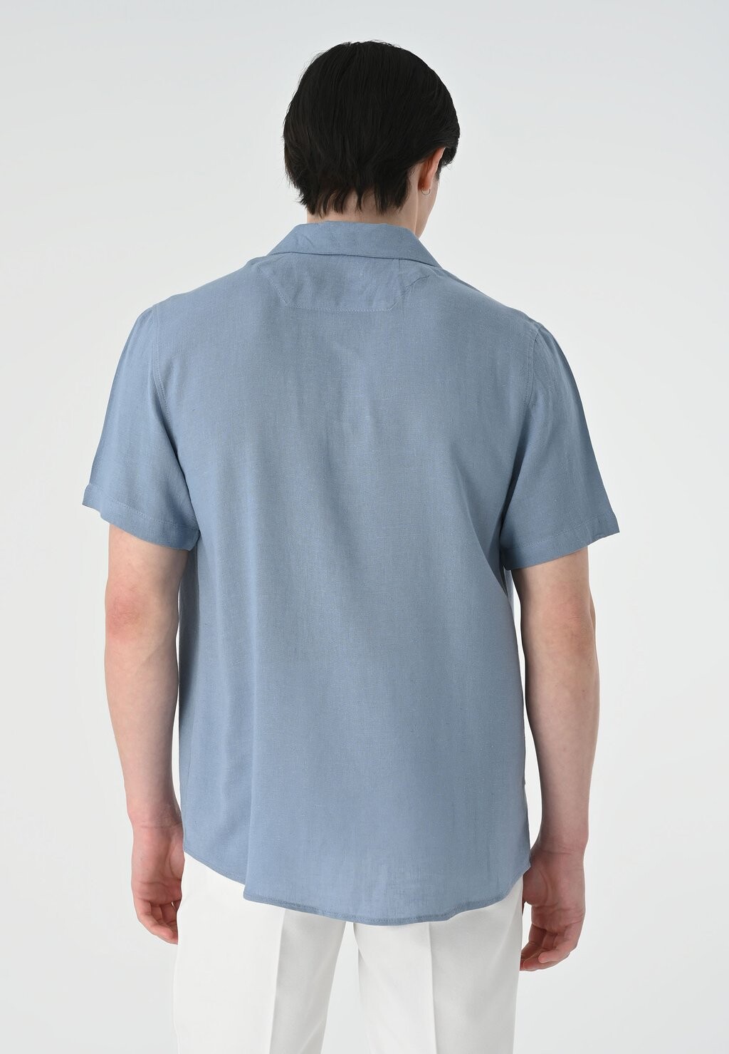 

Рубашка LAPEL COLLAR SHORT SLEEVE Antioch, светло-голубой