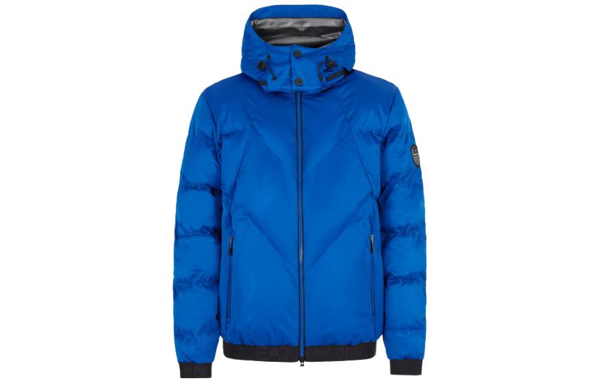 

EMPORIO ARMANI Мужская стеганая куртка EA7, синяя, Синий, EMPORIO ARMANI Мужская стеганая куртка EA7, синяя