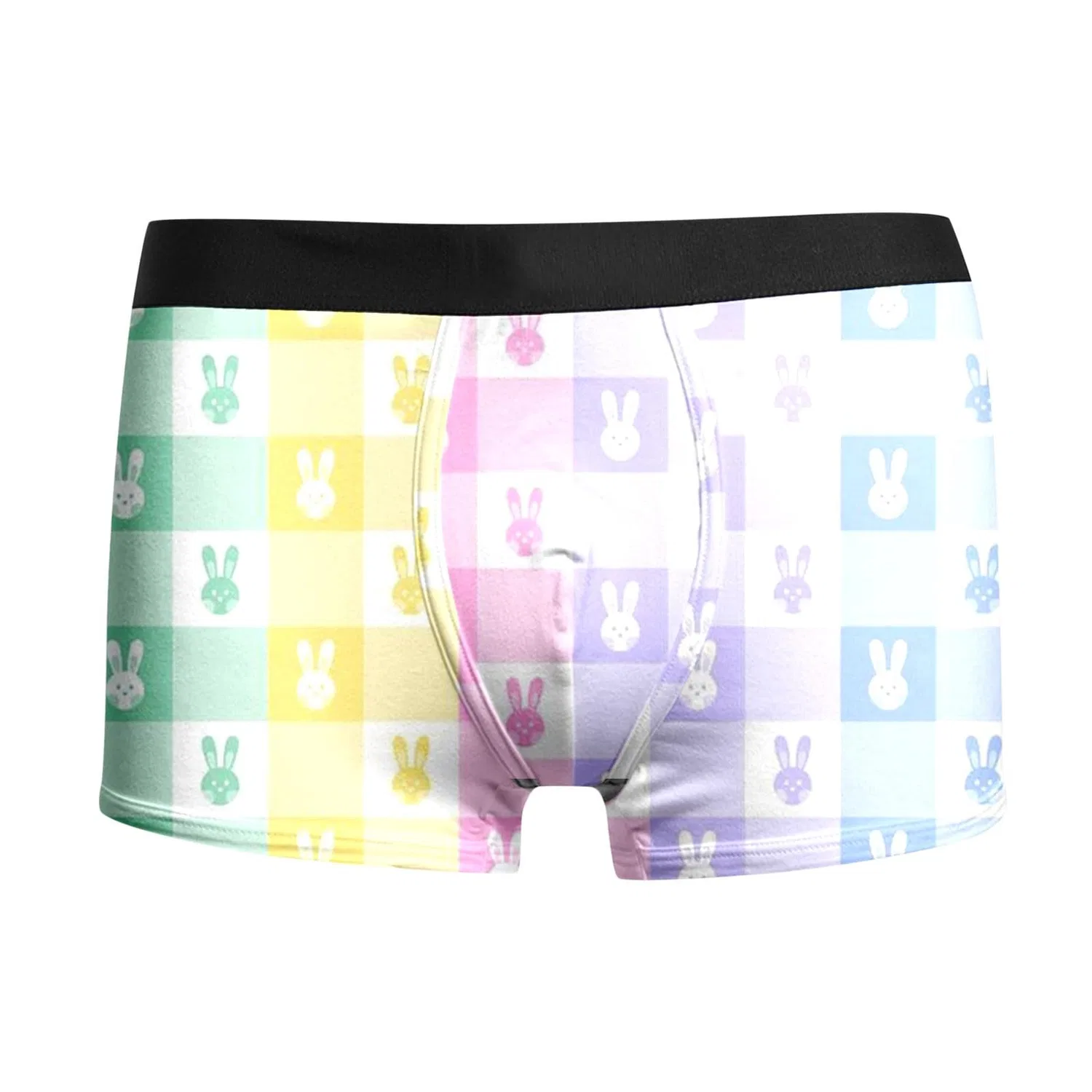 Мужские термобрюки с принтом Easter Printed Briefs, White-m — фото 4