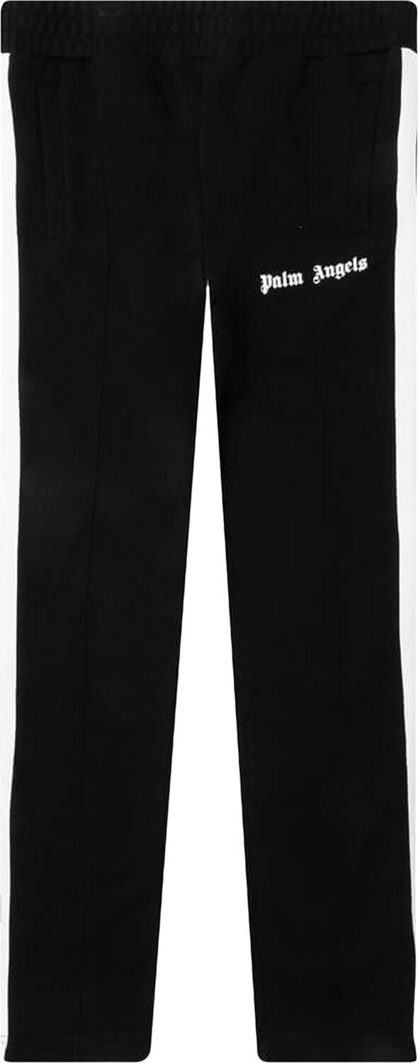 

Брюки Palm Angels Fleece Track Pants 'Black/White', черный
