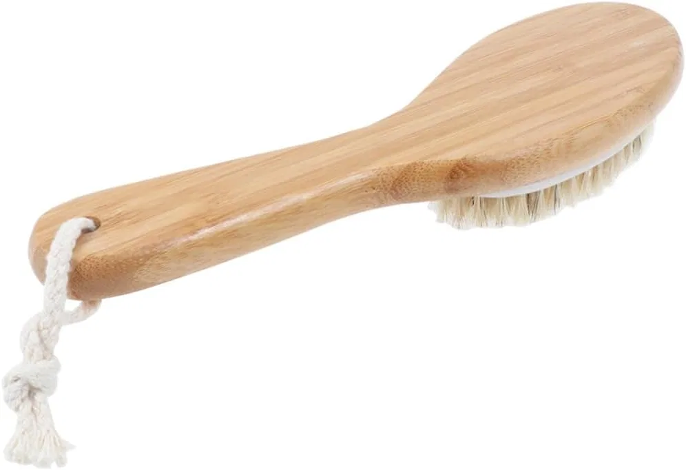 Щетка для душа с ручкой Ipetboom, PP и Nylon, 25.5x12x7.5 см, Khaki
