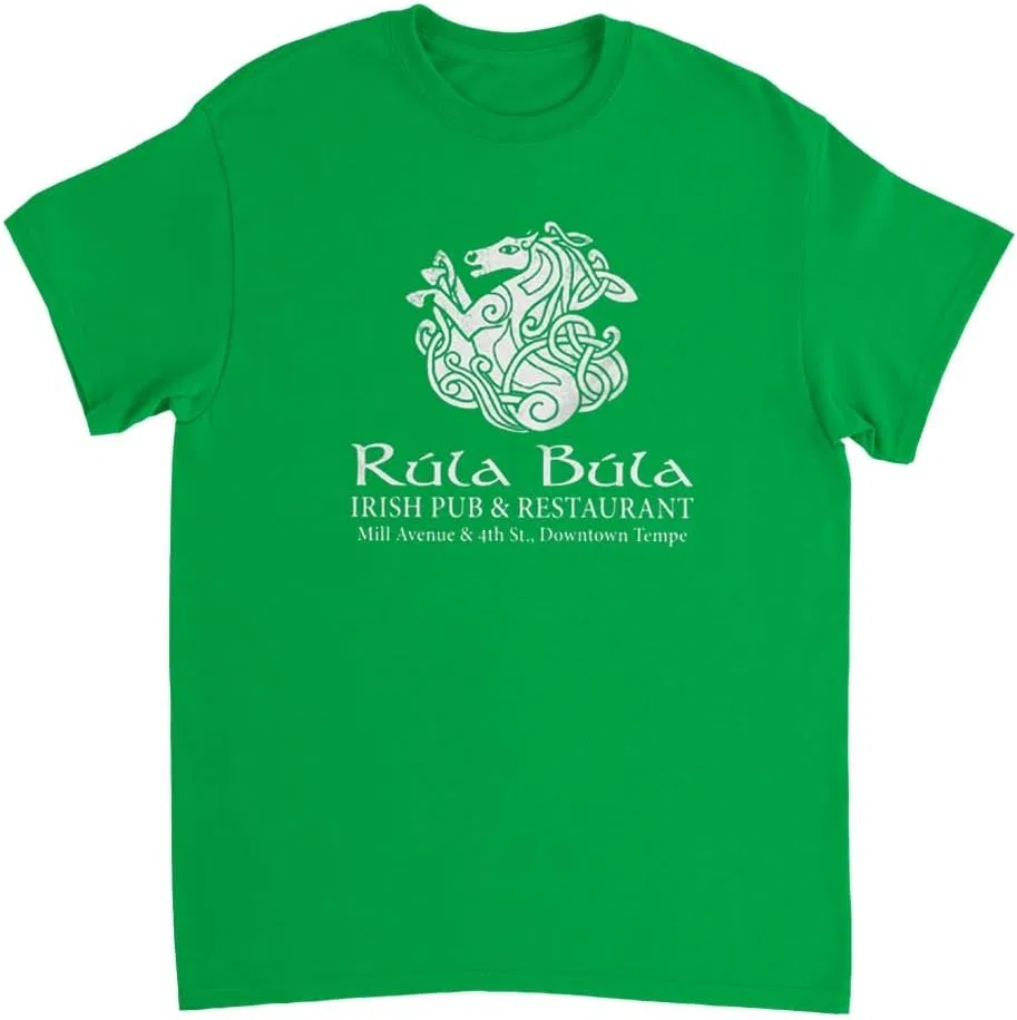 Мужская хлопковая футболка с принтом RULA Bula, Irish Green