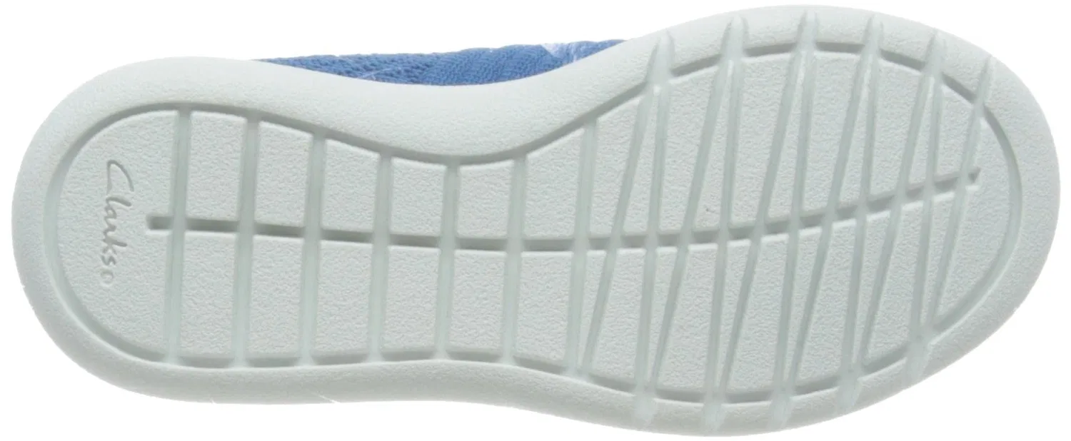 Детские кроссовки для мальчиков с контурной подошвой Ezera Walk T. Clarks, Blue Textile — фото 2