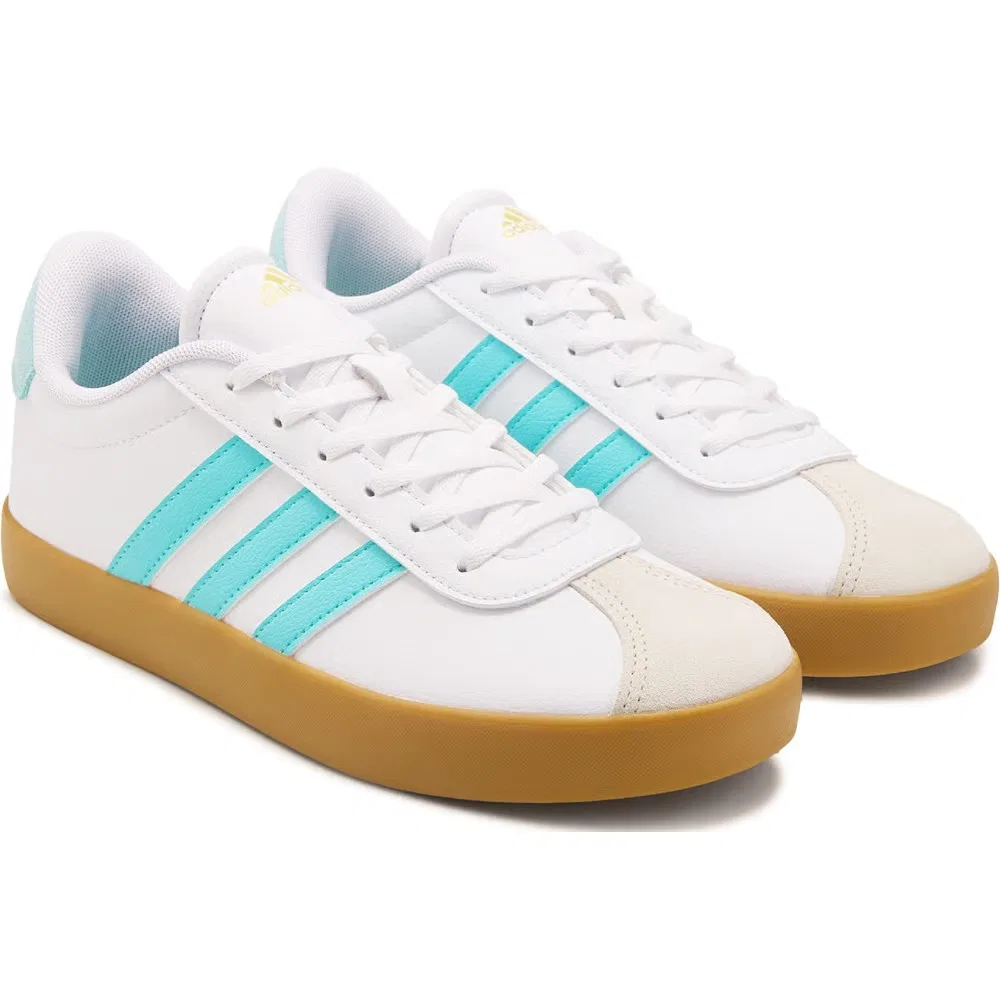 Детские кроссовки VL Court 3.0 Adidas, White/Blue