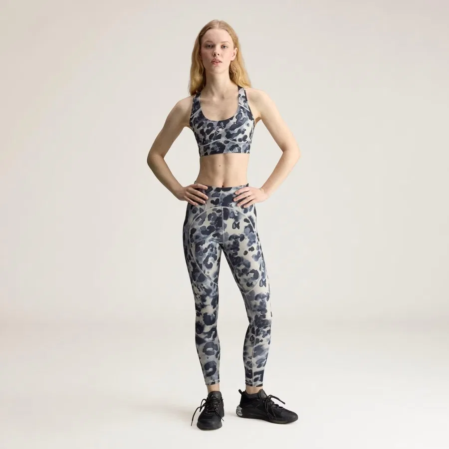 Женский спортивный бюстгальтер Power Impact Training By Stella McCartney adidas, Серый — фото 3