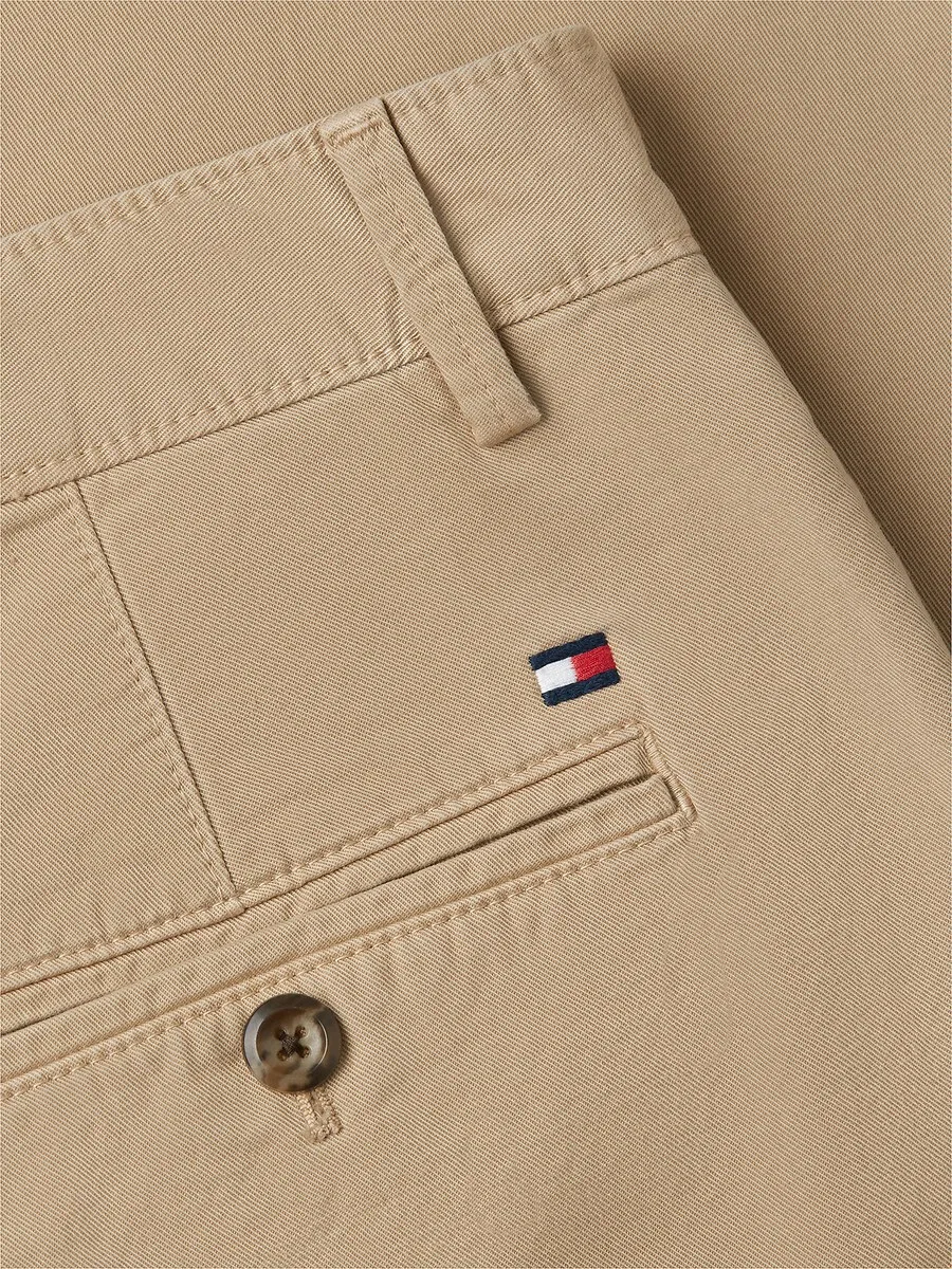 Брюки TOMMY HILFIGER Regular Pleat-Front Pants 'Dover', светло-коричневый — фото 4
