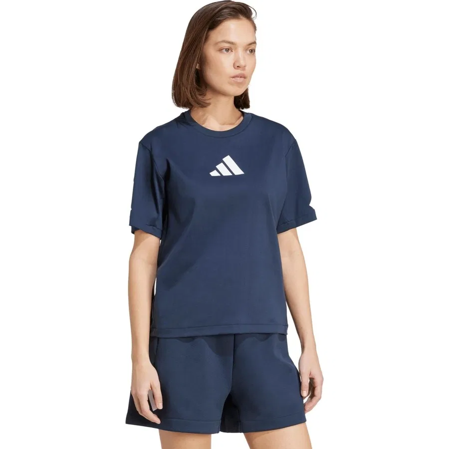 Женская футболка с длинным рукавом Z.n.e. Tee adidas, Темно-синий