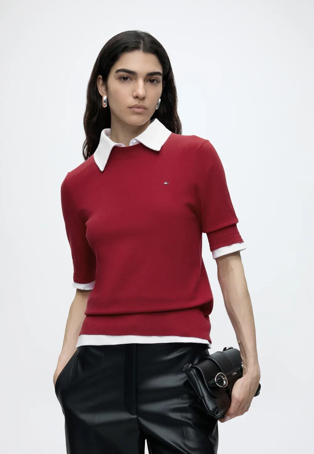 Простая футболка Tommy Hilfiger, Raspberry Juice — фото 4
