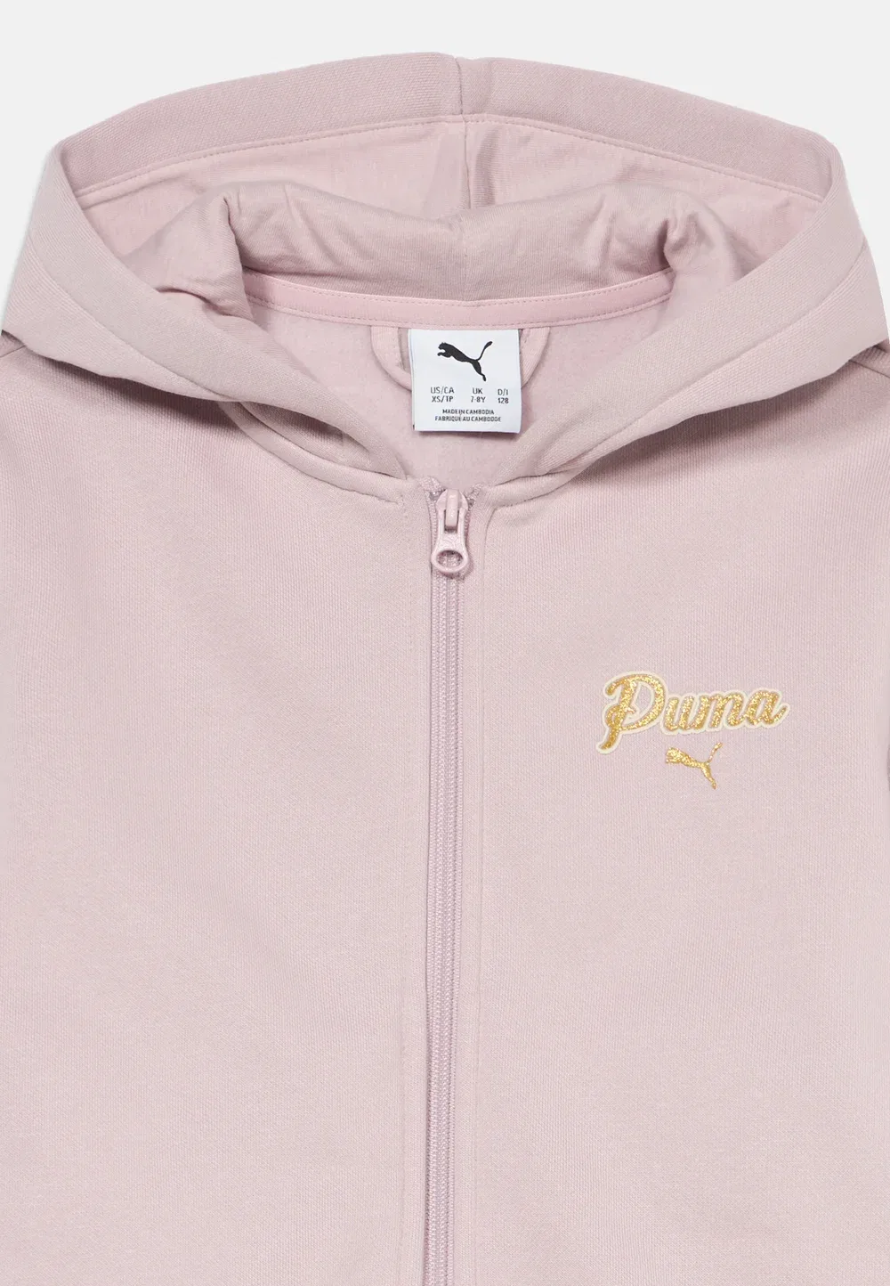 Универсальный спортивный костюм с блестками и надписью Puma, Misty Pink — фото 4