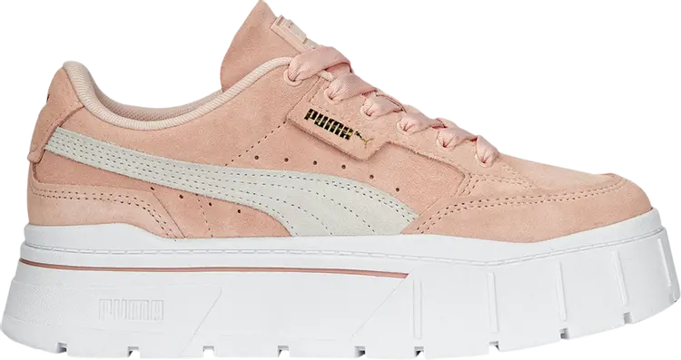Кроссовки Puma Wmns Mayze Stack Suede Rose Dust, розовый