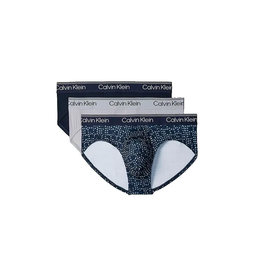 Боксеры комплект 3 шт Calvin Klein, синий