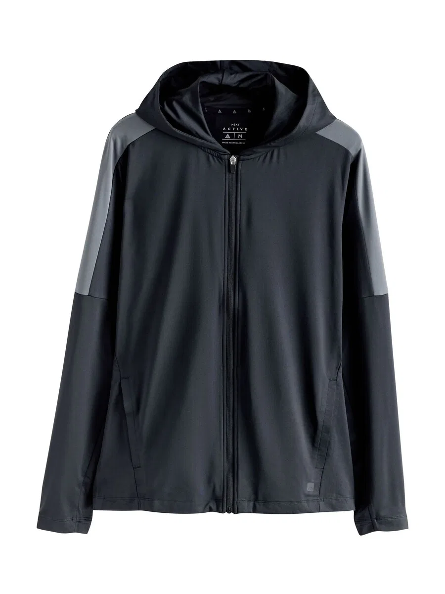 Спортивная куртка Next Athletic Jacket 'Active' черного цвета
