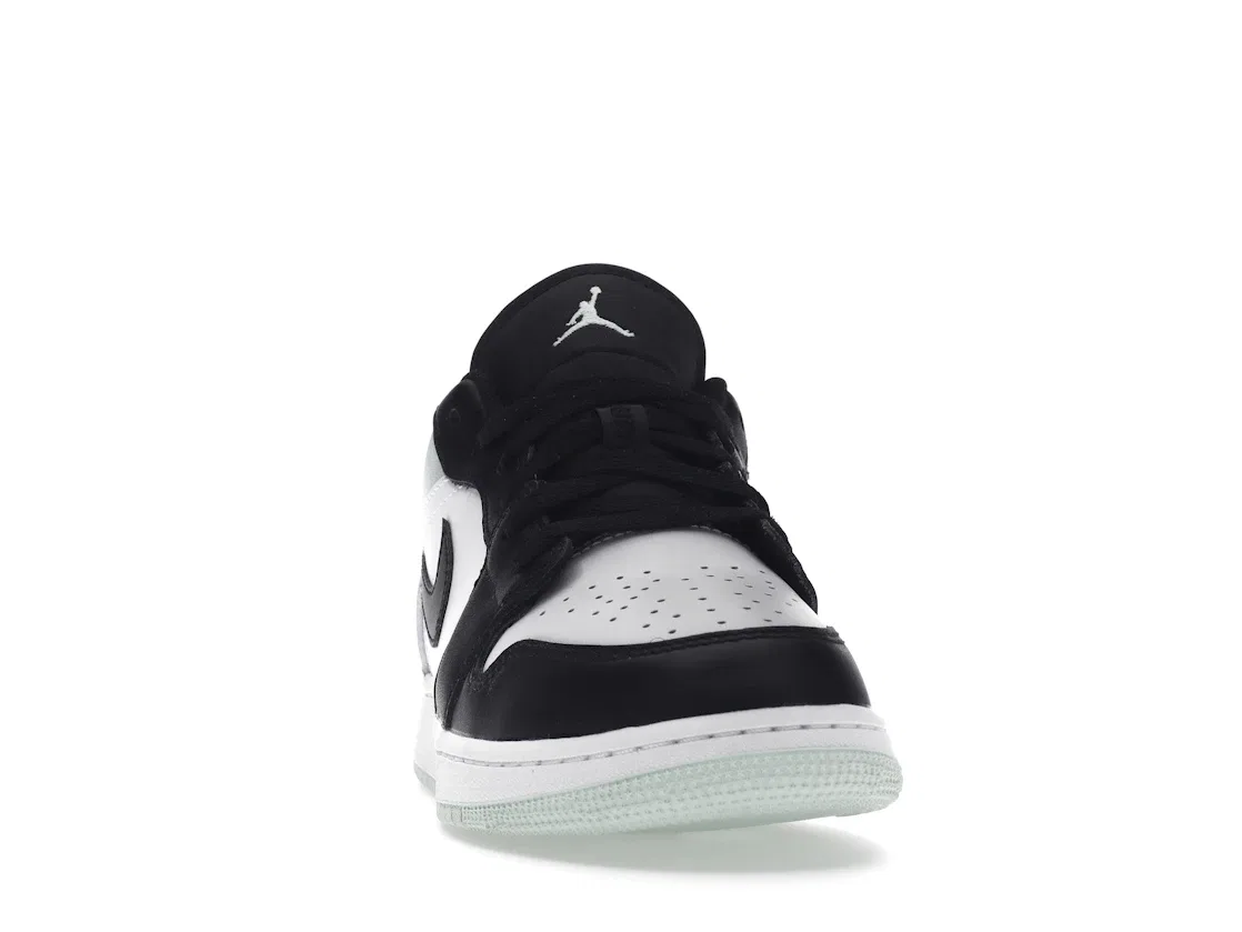 Детские кроссовки Lifestyle с принтом Jordan 1 Low Jordan, Black/Blue — фото 2