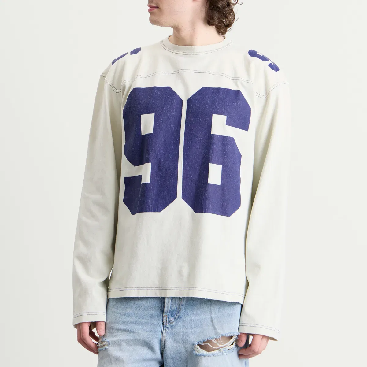 Лонгслив с длинным рукавом Exfold Acne Studios, Oat Beige — фото 2